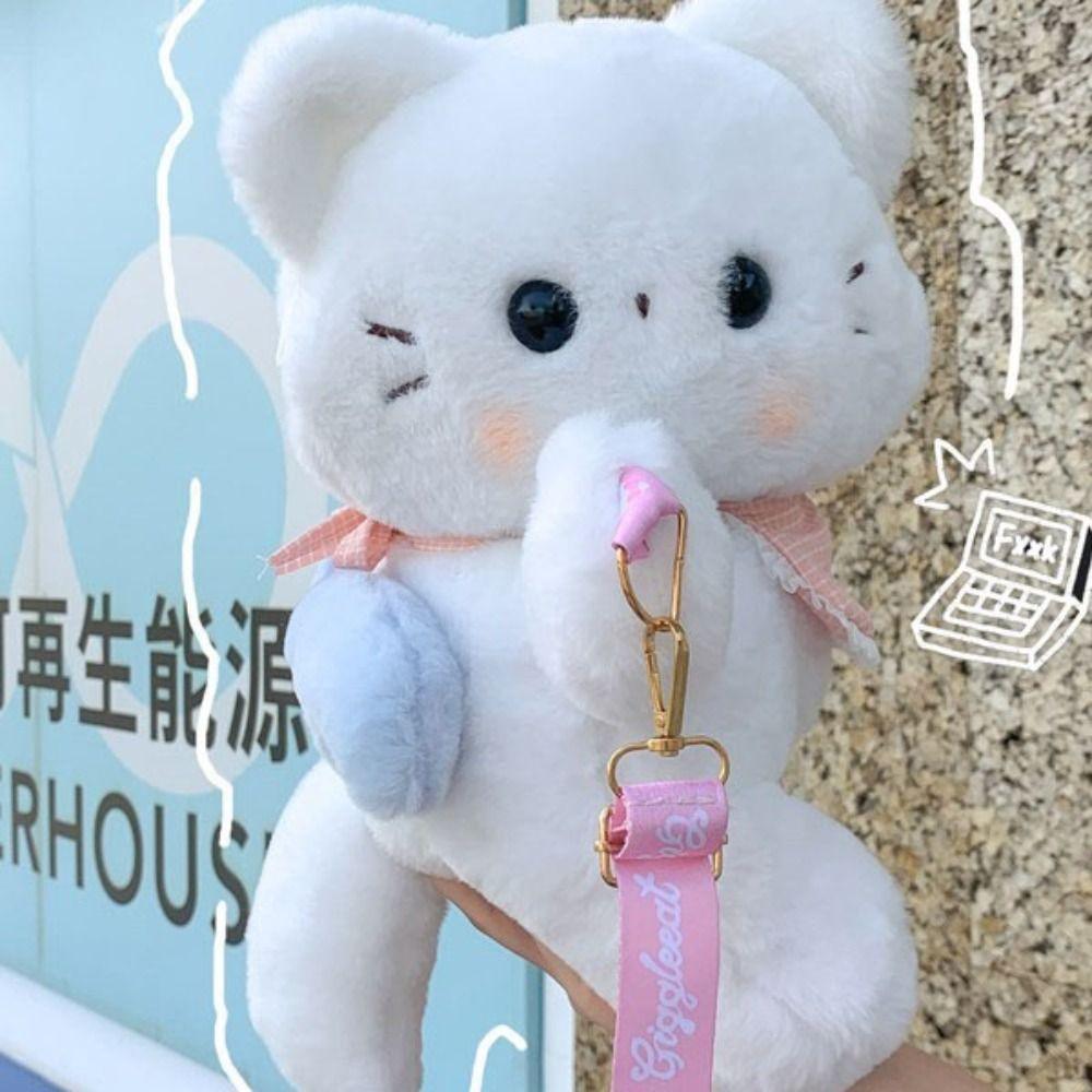 JK Lolita Children's School Bag Korean Style Animal Shoulder Bag Plush Doll Crossbody Bag Outdoor