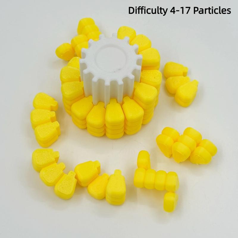 3D Printed PLA Corn Fidget Puzzle Toy Non-Toxic Sensory Stress Relief Toy for Kids Adults Anxiety Relief Home Office
