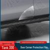 Tank 300 Door Corner TPU Protection Film - Transparent, Anti-Scratch, Custom Fit for Triangle Area