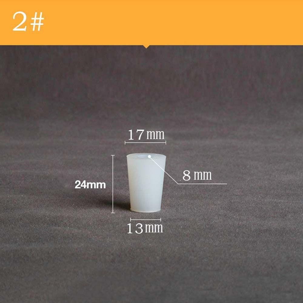 Hollow Water Pipe Wide Mouth Bottle Silicone Fermenter Cover Silicone Plug Test Tube Bottle Stopper