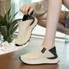 Versatile Autumn New Breathable Non-slip One-pedal Fly-woven Shoes Soft-soled Casual Single Shoes Women's Flat Shoes