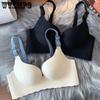 Seamless Bra for Women Gather Solid Color Plus Size Bra Traceless Sexy Invisible Push Up Bralette Fancy Underwear