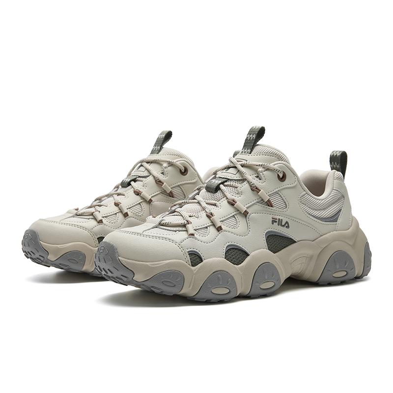 Fila FLUID 7 Низкие кроссовки на массивной подошве Мужские Белый Серый F12M612125FWR