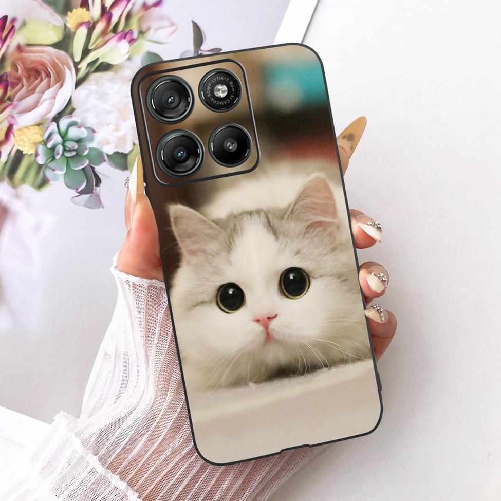 Casing For Motorola Moto G77 Case Aesthetic Luxury Cute Cat Fashion Butterfly Cool Painted Cover For Motorola XT2621-4