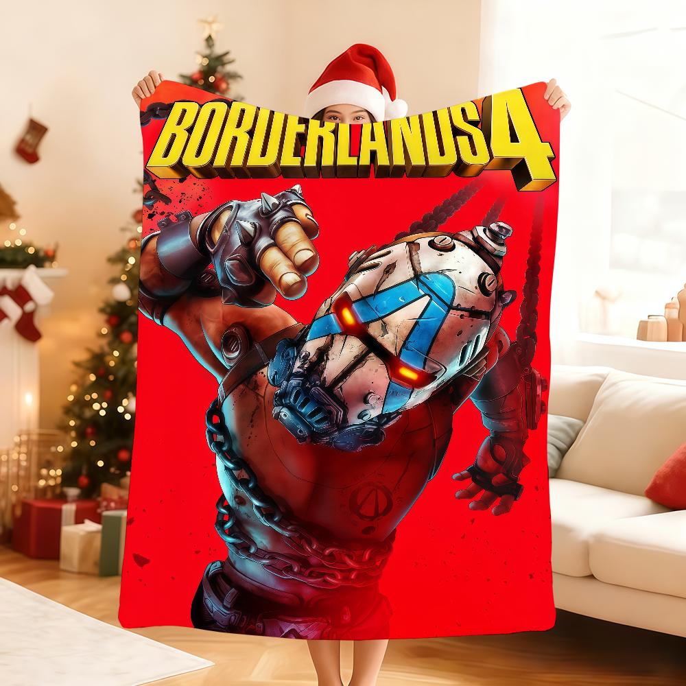Classic Hot Game B BorderlandsS 4 Blanket For Soft Throw Blanket for Picnic Bed Sofa Home Bedroom Cozy Warm Comfortable