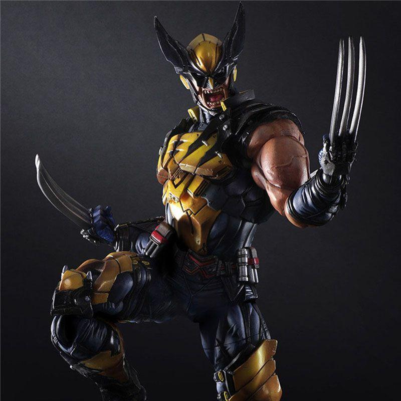 Play Kai Arts Wolverine Variant Square Enix Action Figure Statue Kids Gift Toys