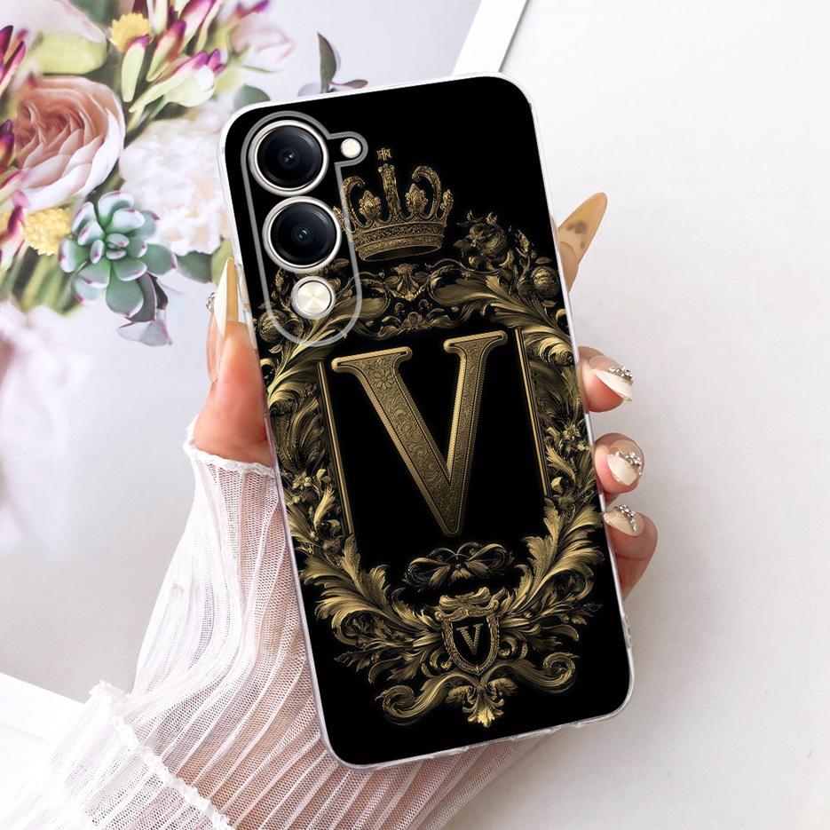 Чехол для Vivo Y04 V2430 Крутой Модный Чехол с Буквами Мягкий Силиконовый Чехол для Телефона Для Vivo Y29s Y 29s VivoY04 VivoY29s Задняя Крышка Сумки