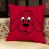 CClifford The Big Red Dog Pillow Case Pillowcase Doublesided Printed Sofa Cushion Bedroom Headboard Pillow