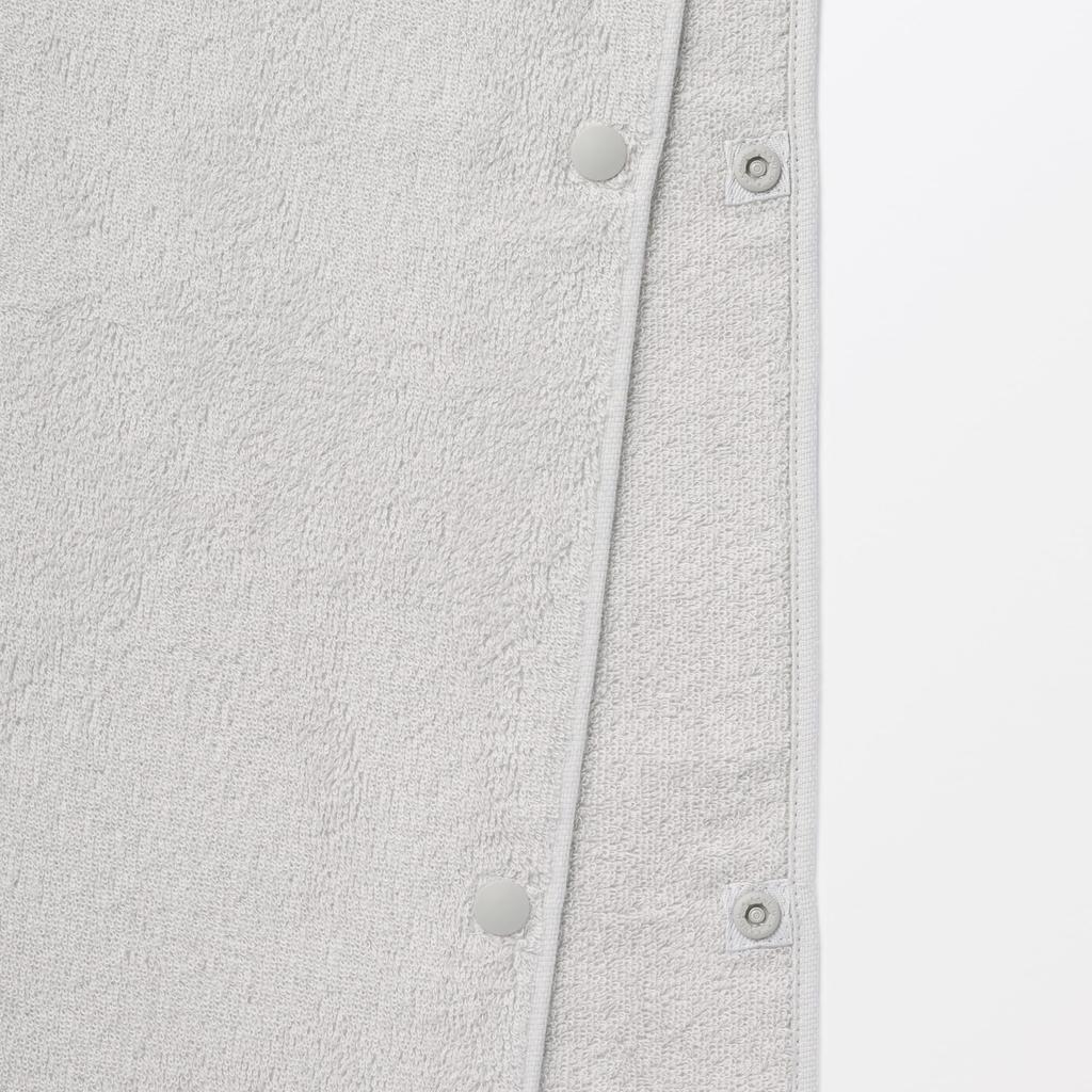 MUJI Пончо-полотенце для ванны 70 x Серый 23113281 190 см,