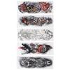 5 Pcs Large Arm Tattoo Sticker Temporary Waterproof Fake Tattoos Stickers for Women Men