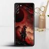Мягкий чехол для Samsung Galaxy S20 FE S21 S22 S10 S9 Plus S8 Note 20 Ultra 10 Lite Чехол для телефона Пейзаж с чернилами Рисунок самурая Искусство