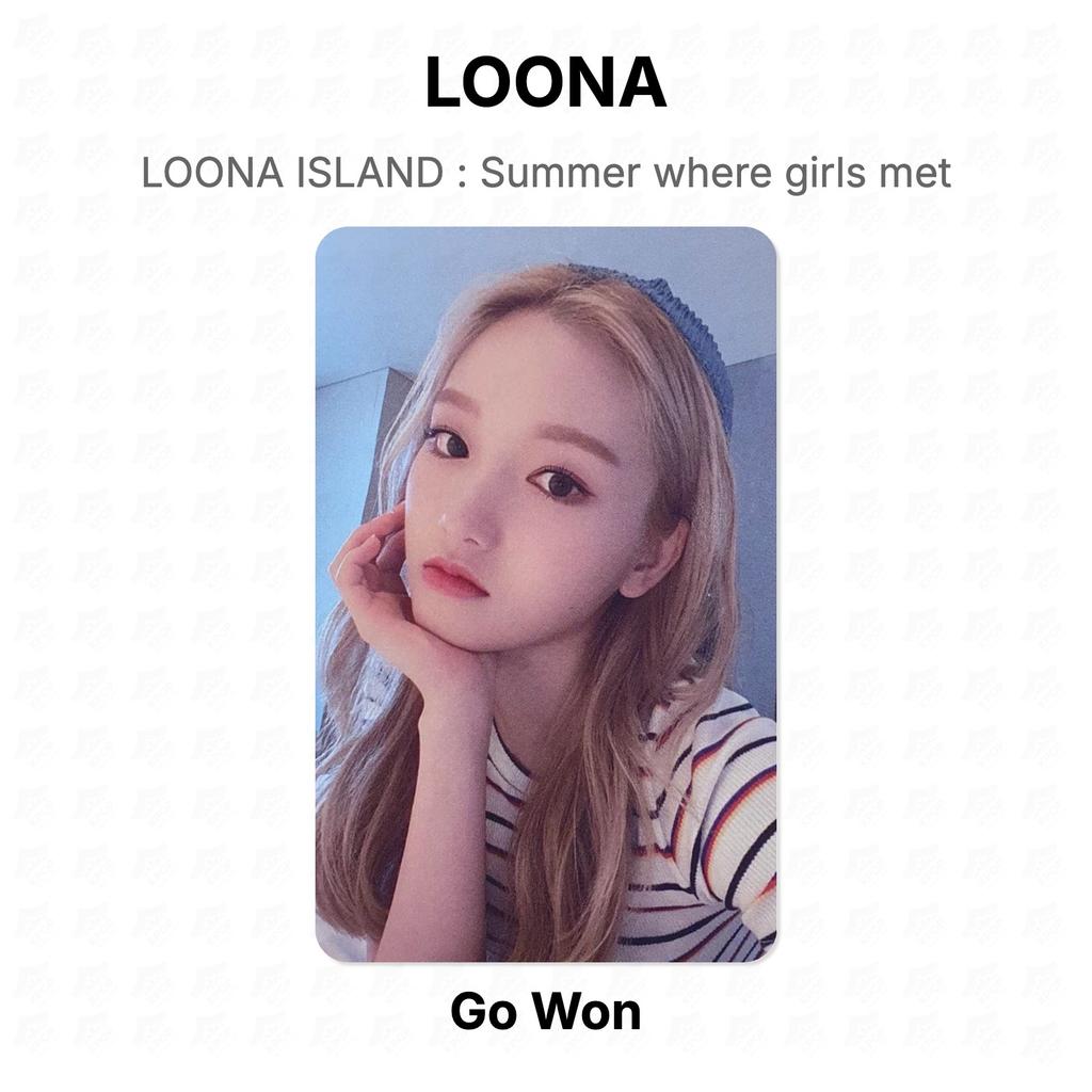 LOONA ОСТРОВ : Лето, где девушки встретились Официальная фотокарточка