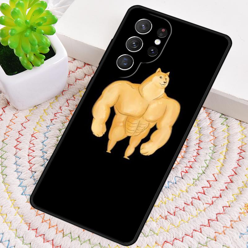 Смешной чехол для телефона с мемом про собаку Cheems Doge для Samsung Galaxy note 10 pro S26 Ultra S23 S24 FE S25 S21 S22 PLUS ударопрочный