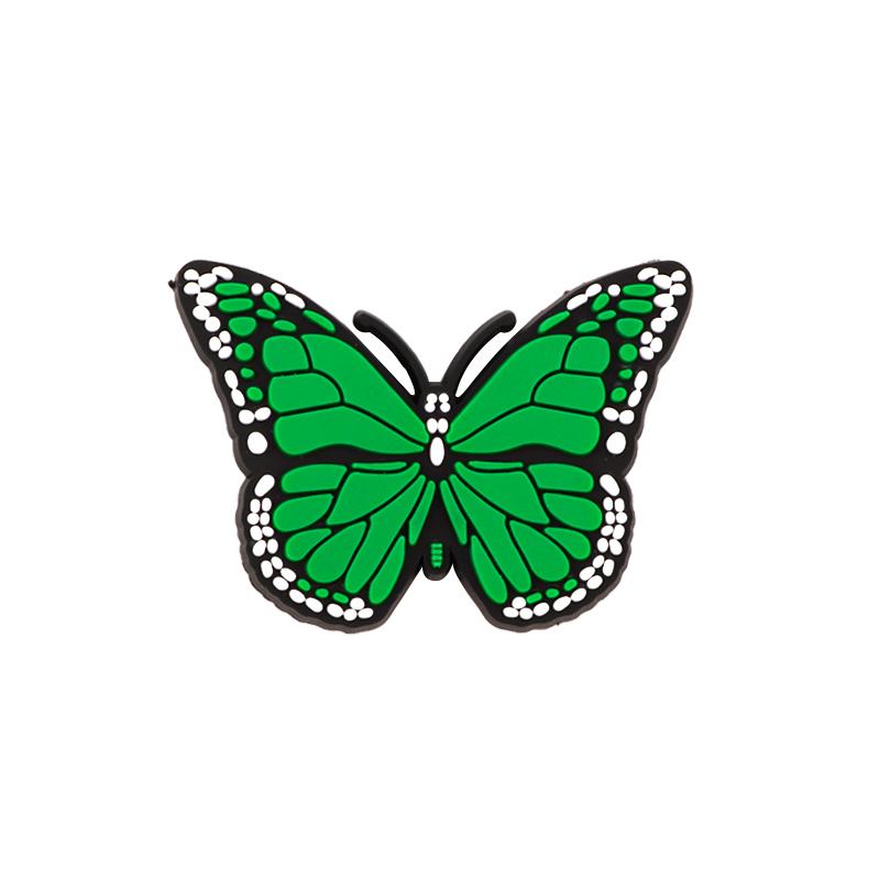 Новые 1 шт. Шармы для обуви в виде бабочек Летние украшения для обуви Джинсы для девочки мальчика Дизайнерские женские аксессуары для обуви Шармы-пины для обуви
