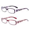 Print Flower Eye Wear Spring Hinge Reading Glasses +1.00~+4.0 Diopter Eyeglasses Vision Care