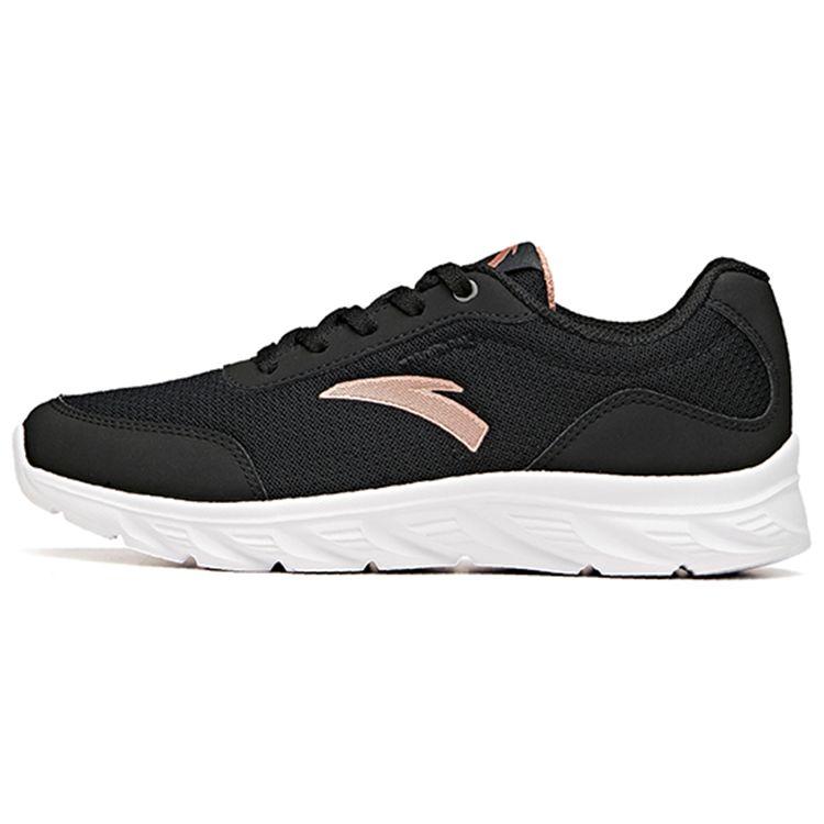 Anta Running Series Non-Slip Wear-Resistant Breathable Lightweight Low-Top Running Shoes Women Sneakers Black Gold 922115571-3