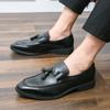 Men's Designer Dress Wedding Fashion Tassel Office Leather Man Comfy Business Formal Italy Driving Shoes for Men Plus Size 38~48