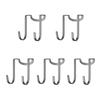 1/5 Pcs Double S Shaped Hook 2.2 Inches Furniture Hardware  Drawer Cabinet, Closet, Fence