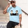 Pet Shop Boys 2026 New Fashion Heavyweight Hot Selling Retro Printed Pattern Fun Round Neck Tshirt For Daily Comfort