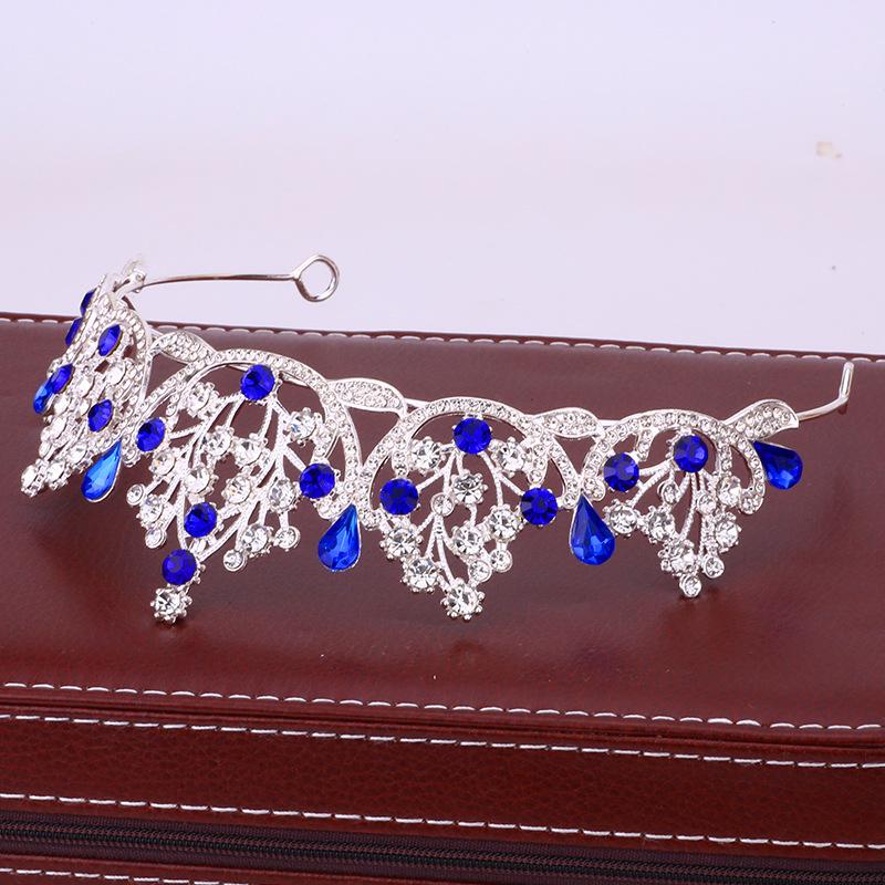 Новая Модная Принцесса Кристальная Корона Головной Убор Свадебное Платье Невесты Аксессуар для Платья Конкурс Красоты Выступление Корона Королевы