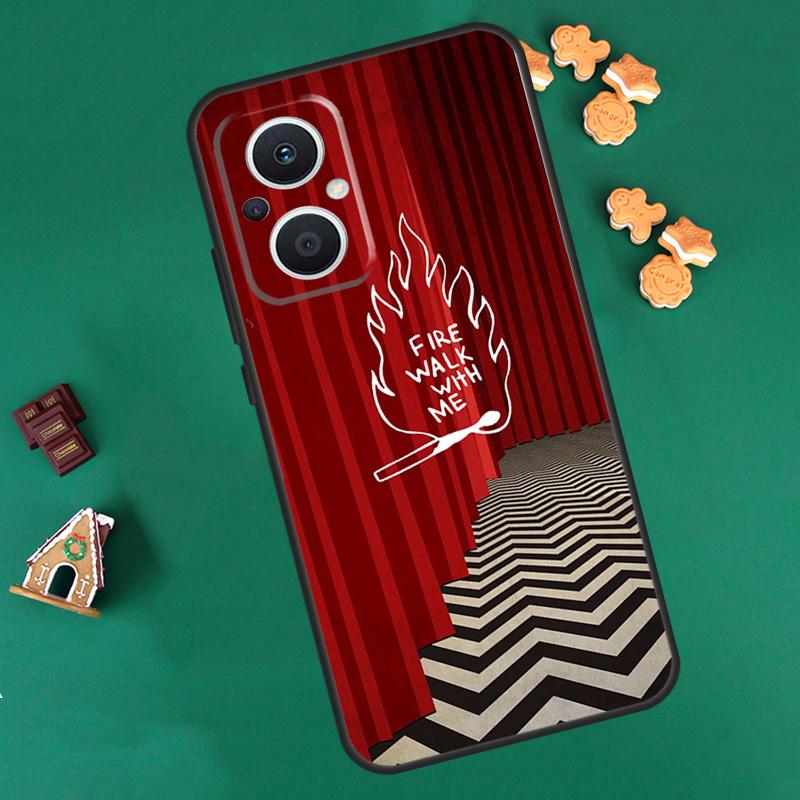 Twin Peaks Fire Walk With Me Case For OPPO Reno 8 7 Lite 14 13 12 11 F 10 Pro 8T Cover For OPPO Find X8 X6 X5 X9 Pro Coque