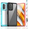 Для чехла Xiaomi Poco F3 чехол Poco F3 Capas новый жесткий противоударный бампер прозрачный многоцветный для Fundas Poco F4 F3 чехол