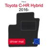 Velour Driver Floor Mat For Toyota C-Hr Hybrid Crossover (2016-)