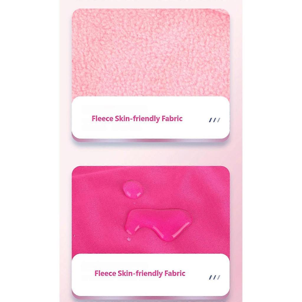 4PCS/Set Soft Flannel Washable Menstrual Pads Leak Proof Menstrual Pads For Travel And Home Use Blue