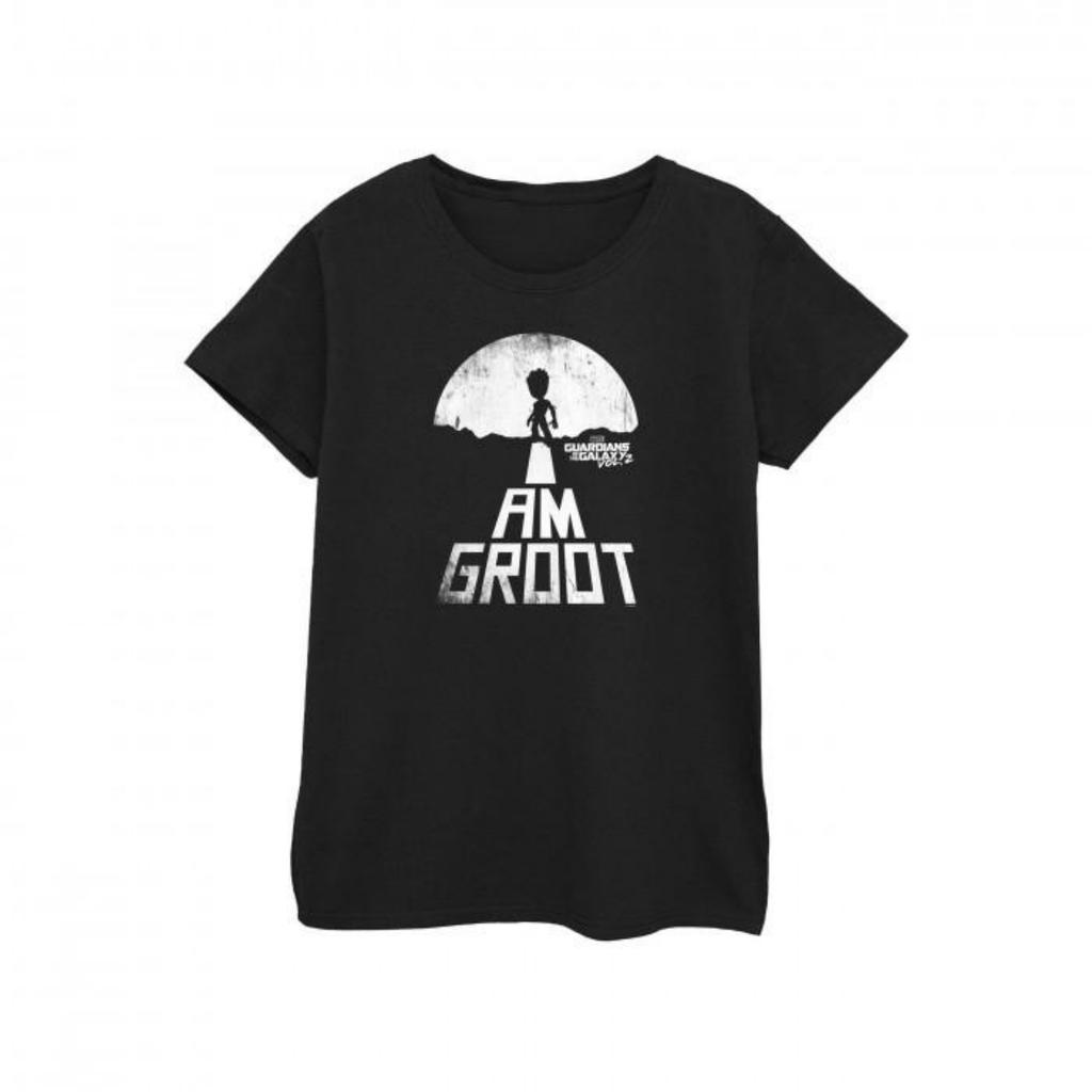 Guardians Of The Galaxy Womens_Ladies I Am Groot Cotton T-Shirt