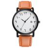 Men's Watches Simple Sport Arabic Numerals Analog Quartz Wristwatches Fashion Casual Leather Man Watches Relogios Masculino