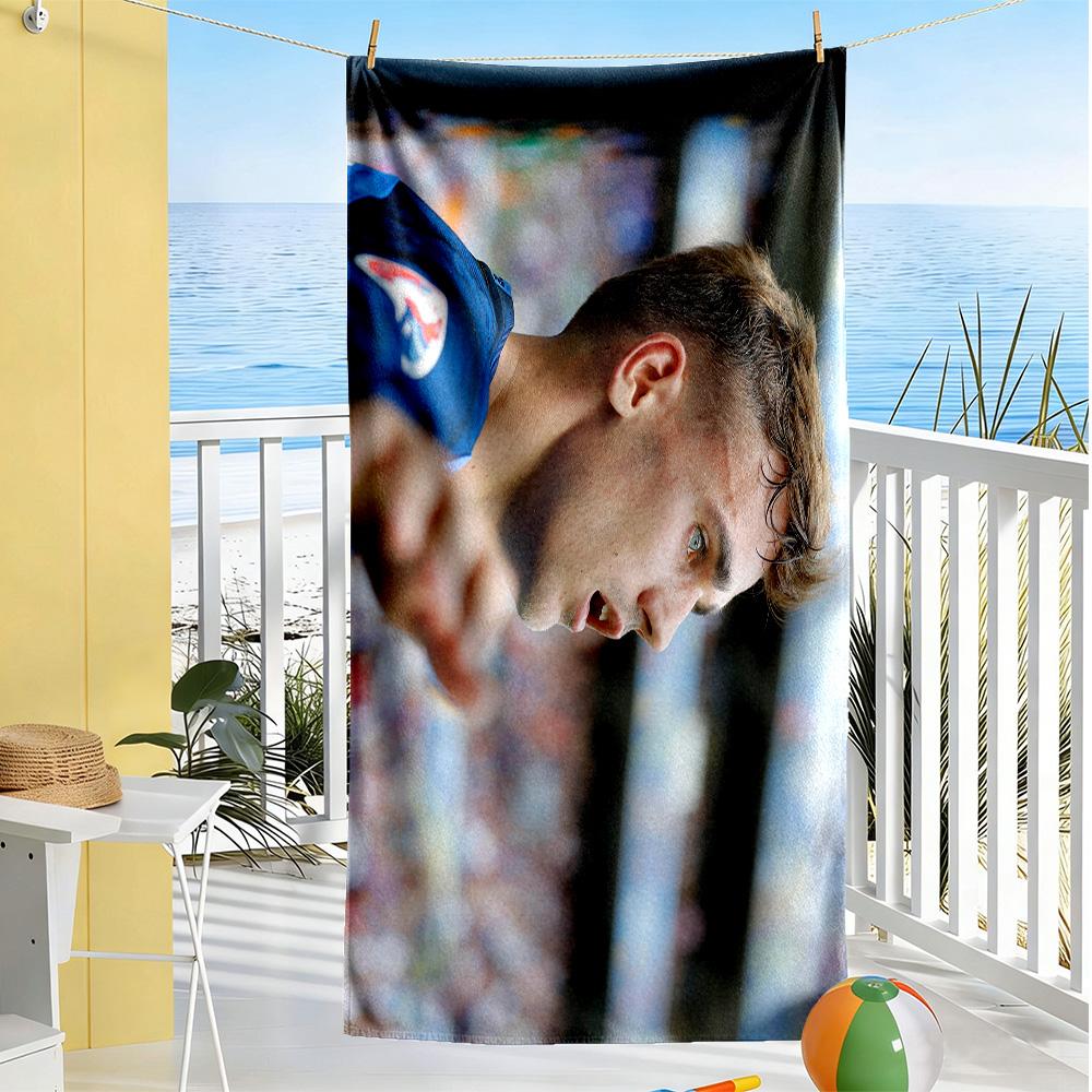 Atletico Madrid Player Beach Towel Super Soft & Absorbent Comfortable Lightweight