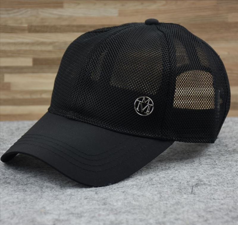 Double M standard full network baseball cap summer travel sunscreen visor breathable fashion shopping trend net hat millinery tide
