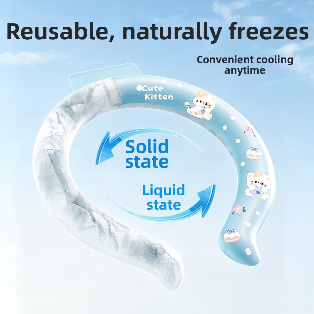 Sunstroke Prevention Neck Cooler Lasting Neck Cooling Tube  For Fitness Summer Outdoor