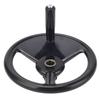 Milling Hand Wheel 22x250mm Engineering Plastics Multifunctional Round Shape Hand Wheel for Grinders