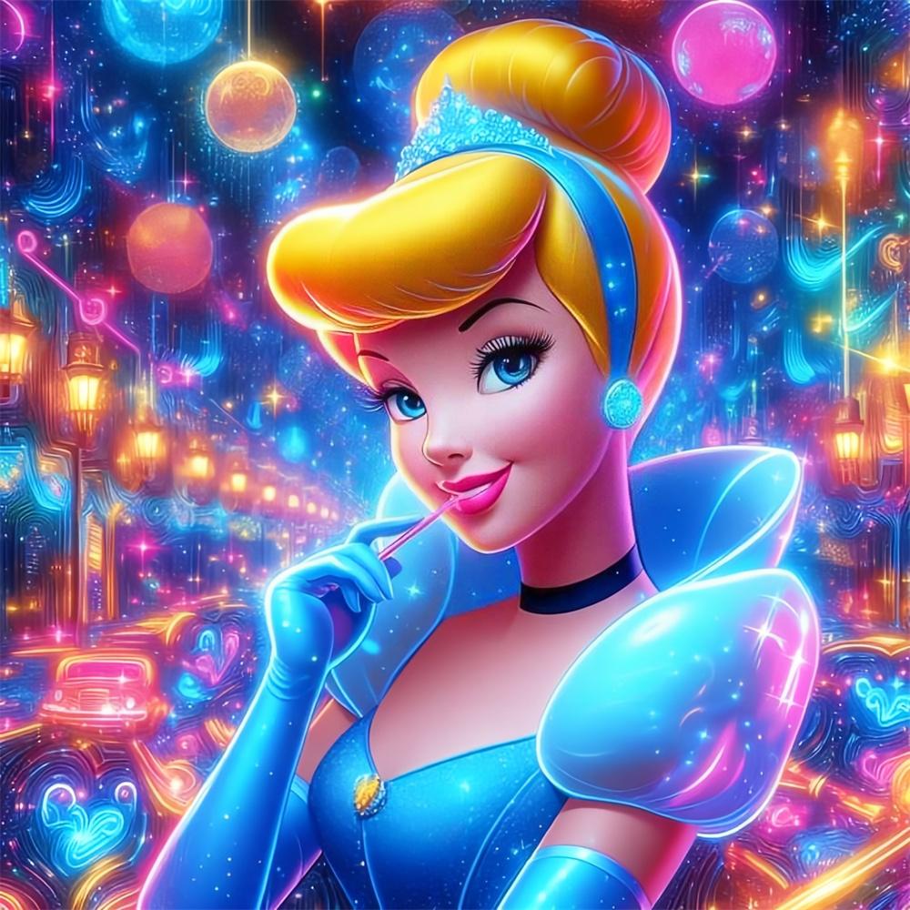 Disney Коллекция «Звездное небо принцессы» 5D Алмазная мозаика Полная бриллиантов Сделай сам Ручная работа Алмазная живопись Фантастическая мультяшная Декоративная картина Набор
