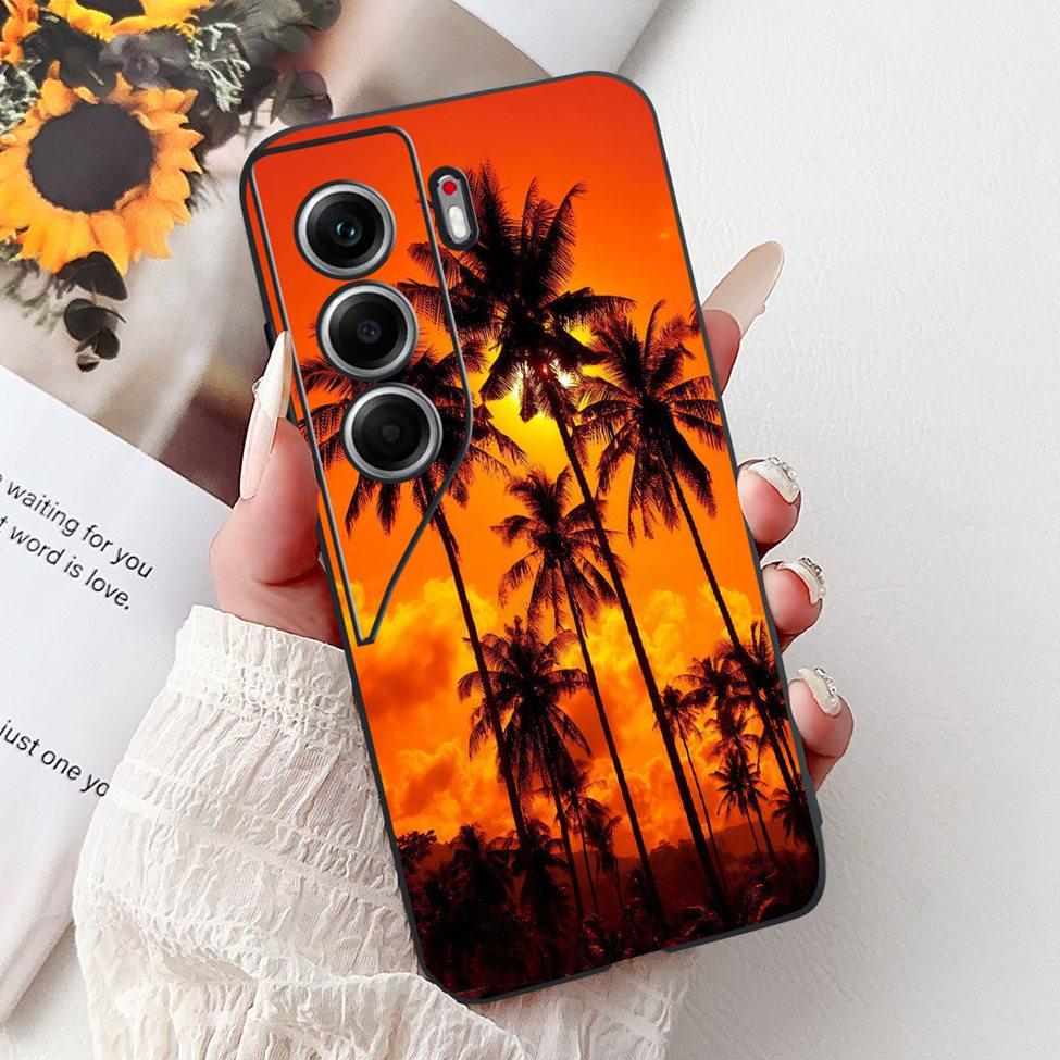 Для Tecno Camon 40 Pro 4G Чехол CM6 Милый Кот Модные Цветы Крутая Расписная Задняя Крышка Для Tecno Camon 40 Pro 4G Чехол для Телефона Funda