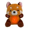 Plush Toy Red Panda Breathing Stuffed Animal 2024 New for Anxiety Adults with Music Lights & Rhythmic Breathing In Four Modes