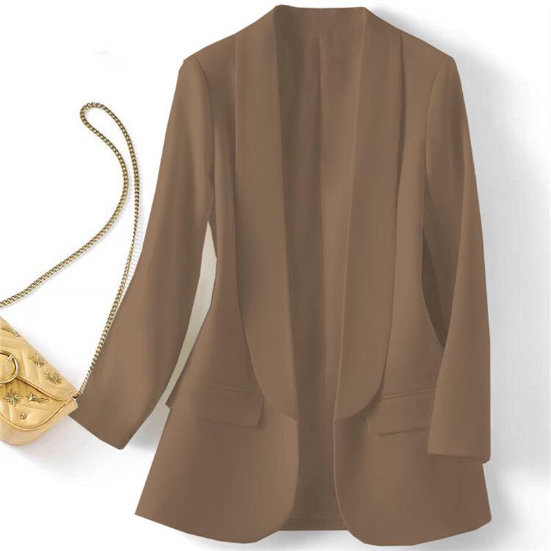 Женский блейзер в корейском стиле 2024: Модный британский повседневный костюмный набор для весны