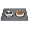 Silicone Pet Mat Non-slip, Waterproof, Spill-proof, Easy To Clean Cat Paw Placemat, Large