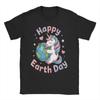 Men Women Happy Earth Day T Shirts Cotton Clothing Funny Short Sleeve Crew Neck Tee Shirt 6XL T-Shirts