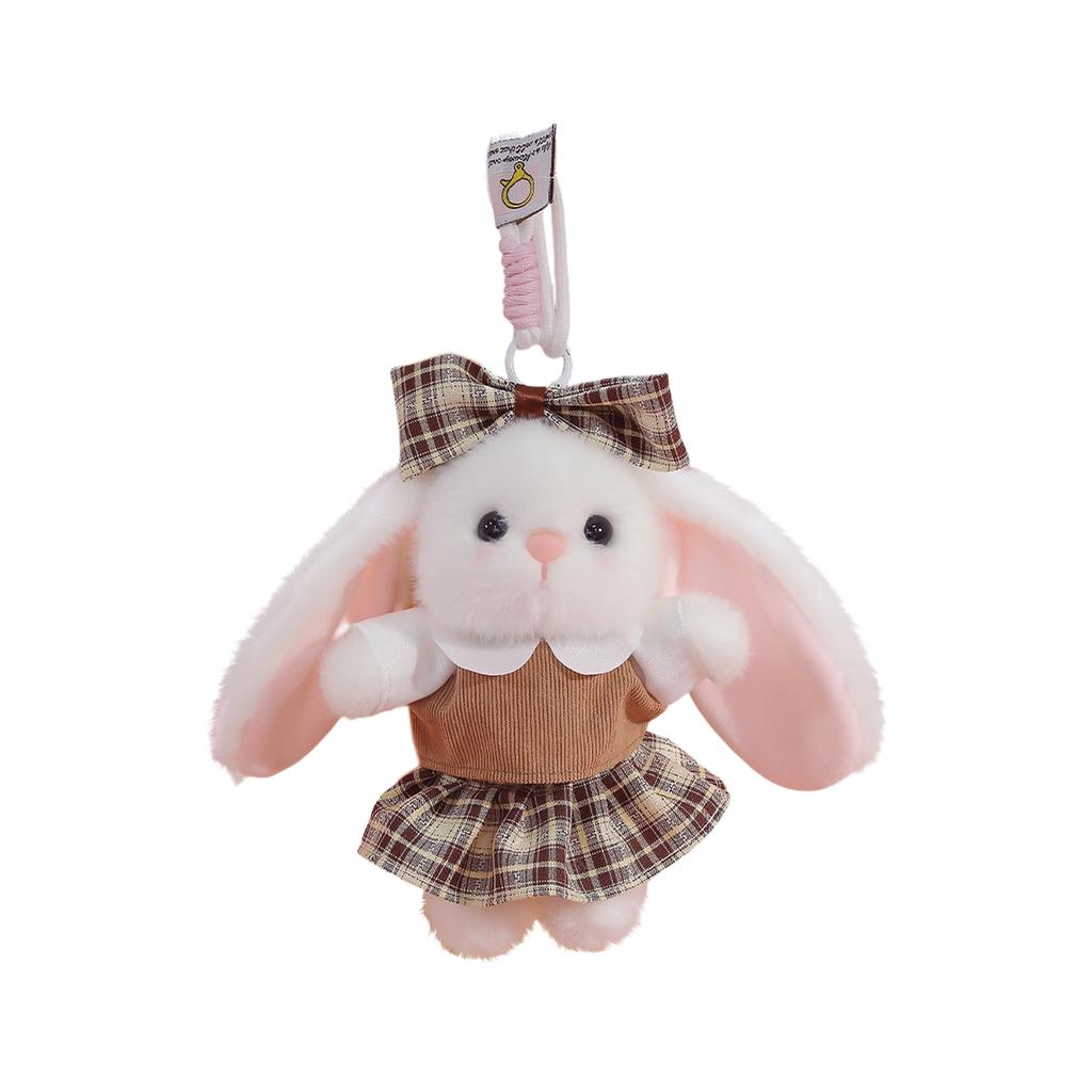 Очаровательная плюшевая игрушка-брелок с висячими ушками, кукла-комфорт