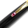 Great MONTBLANC Ballpoint pen Boheme PIX Red Gemstone Black gold mens Used