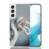 Чехол для телефона из натуральной кожи с чешуей змеи для Samsung Galaxy S26 Ultra S23 S24 S25 Edge S20 FE S21 S22 Plus Мягкий чехол с принтом