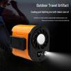 Portable High-Speed Waist Fan with Clip & Digital Display, Long Battery Life, Lighting, & Neck Hanging Option