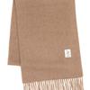 RECLOW RECLOW LAND 100% Cashmere Muffler Sand Brown