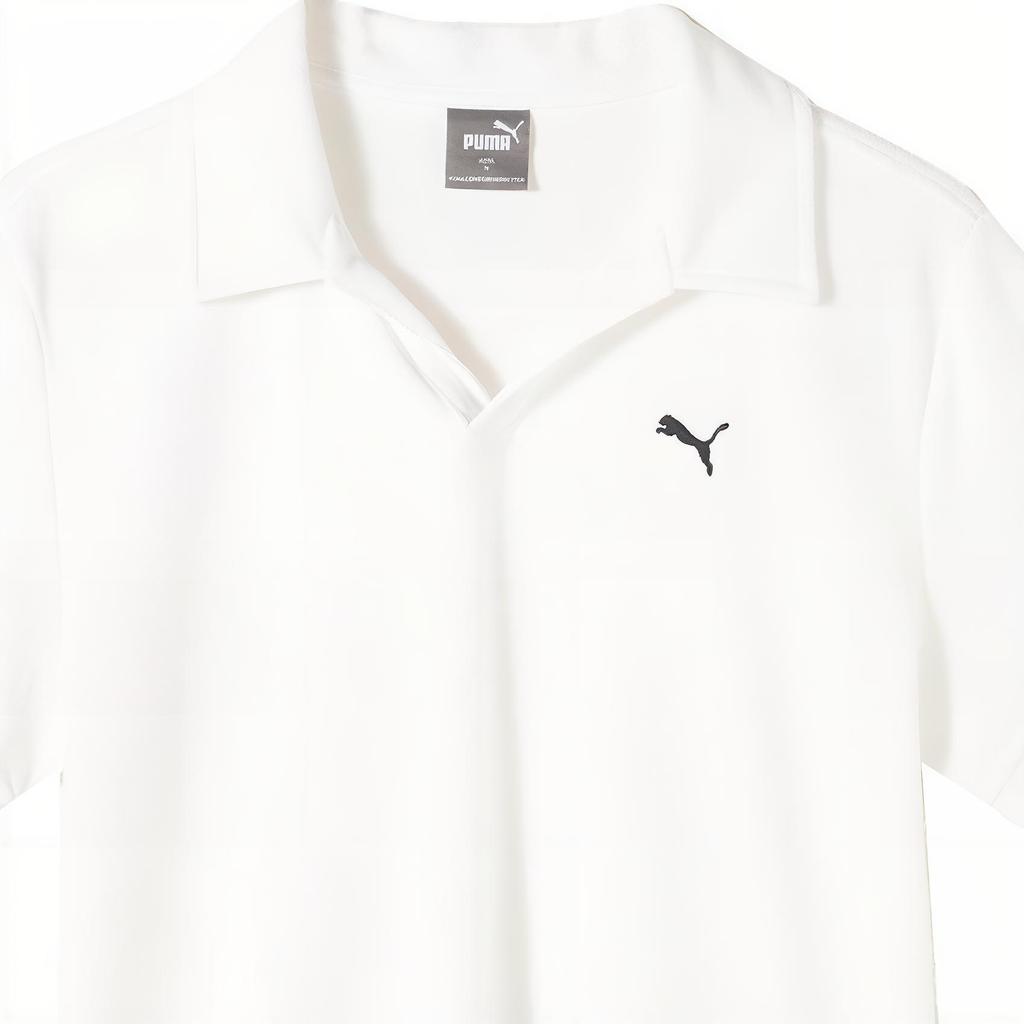 Puma Поло с открытым ворсом Мужское Белое 671065-02