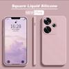 Для Poco F6 чехол Роскошный жидкий силиконовый чехол для Xiaomi Poco F6 Poco F 6 PocoF6 Pro F6Pro 5G Мягкие чехлы противоударный чехол