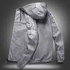 Весенняя куртка с капюшоном Мужская верхняя одежда на молнии Мужские куртки-бомберы Повседневное пальто Мужская спортивная одежда Верх среднего возраста Мужской Slim Fit Брендовая мужская одежда