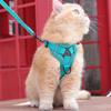 Yousheng Cat Harness And Leash Reflective Strips Jacket Breathable Adjustable Vest Harness Escape Proof Easy Control Leash for Cats