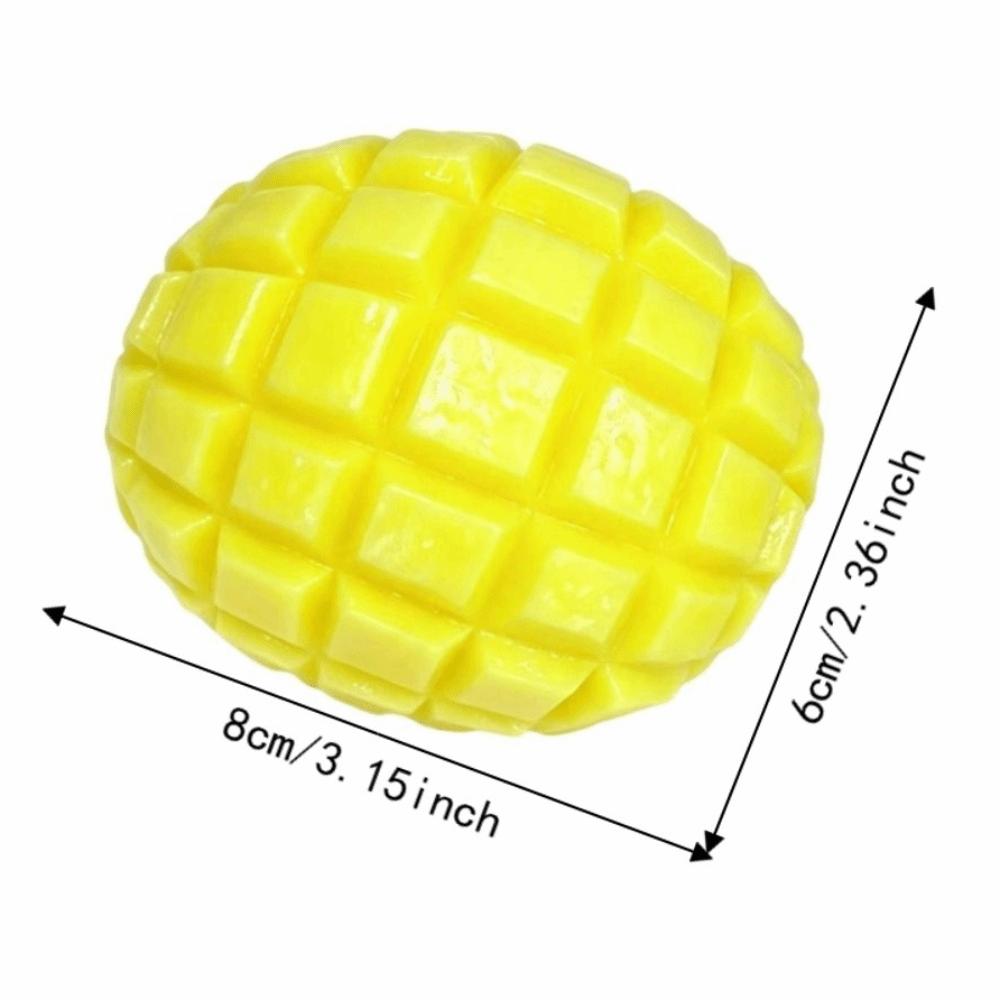 Moldable Crackling Mango Squishy Toy Sound Effects Realistic Fruits Pinch Children's Gifts
